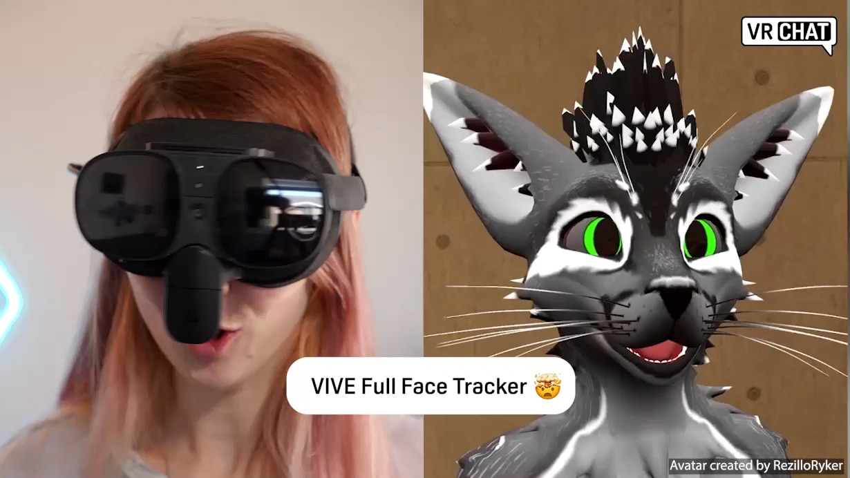 VIVE Full Face Tracker - Eye and Face Tracking on VIVE XR Elite